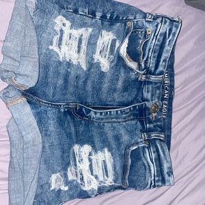 American Eagle Distressed Denim Shorts